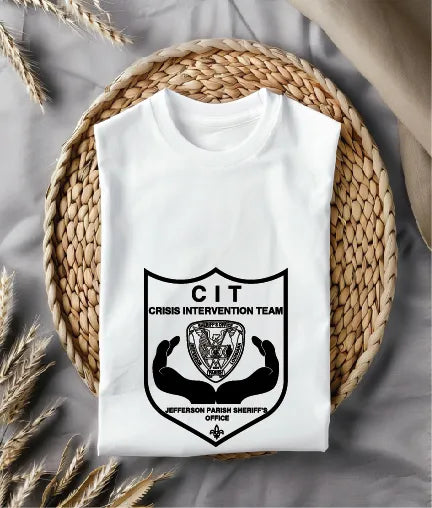 Jefferson Parish Sheriff’s Office CIT Badge SVG Sheriff Vector