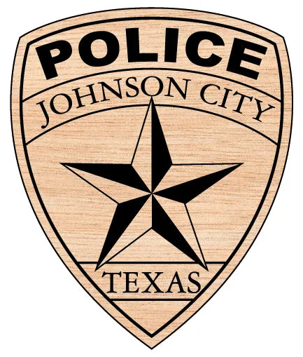 Johnson City Police Department Patch Texas SVG Police Vector