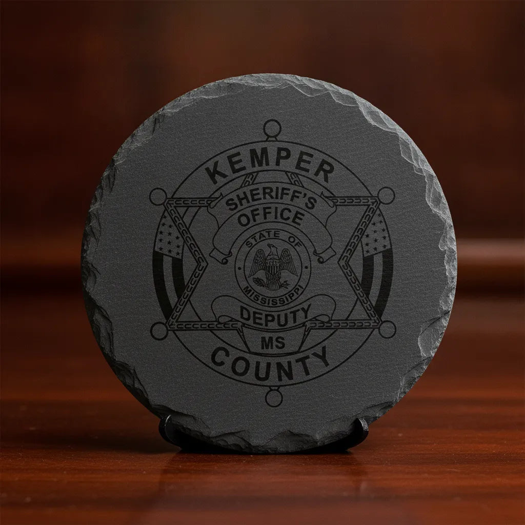 Kemper County MS Deputy Sheriff Badge SVG
Mississippi Law Enforcement Star Vector
American Flag Sheriff Badge Engraving File
Kemper County Sheriff Sign CNC File
Deputy Sheriff Badge Vector for Lasers