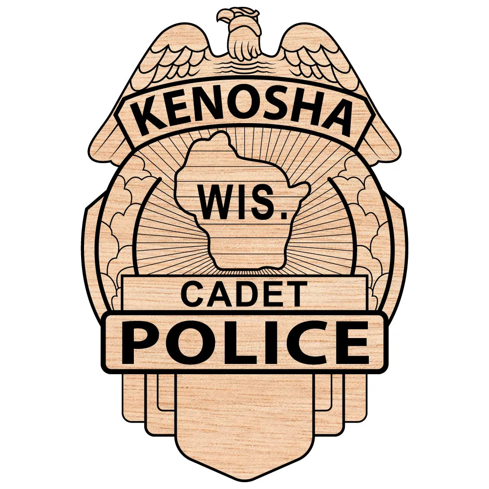 Kenosha Police Cadet Badge SVG Wisconsin Law Enforcement Vector