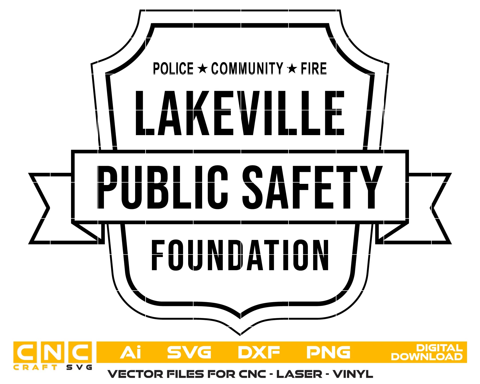 Lakeville Public Safety Foundation Logo SVG Minnesota Public Safety Vector