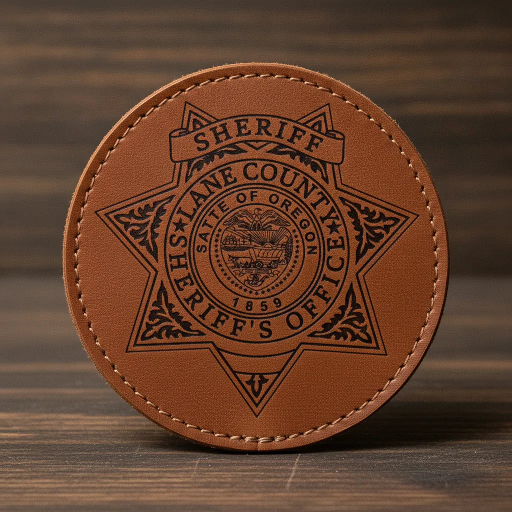 Lane County Sheriff Badge SVG
Oregon Law Enforcement Vector
Lane County Sheriff Emblem
Officer Plaque Engraving File
Sheriff Badge Sign CNC File