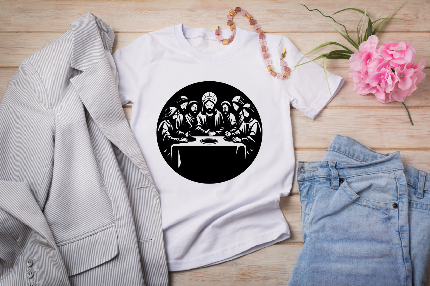 Last Supper Digital File | CNC, Laser, and Vector Art