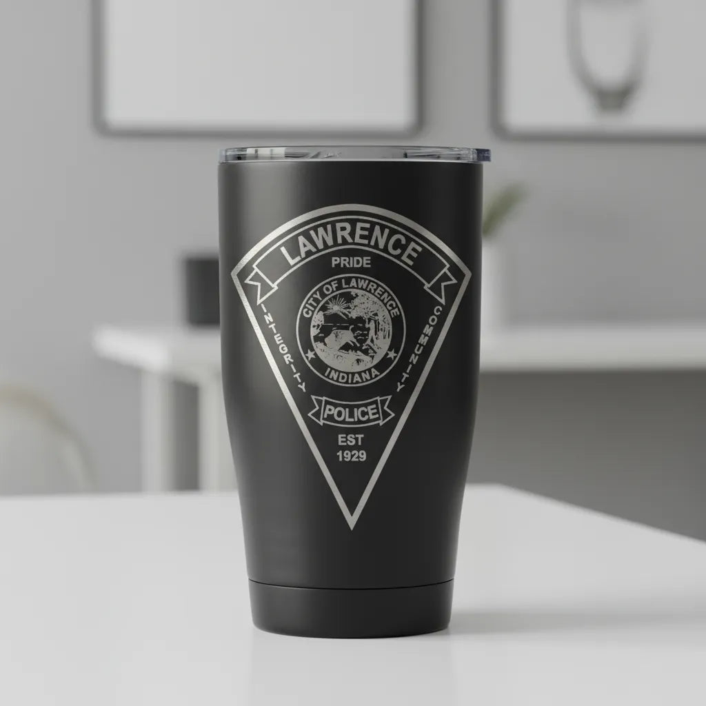 Lawrence Police Patch SVG
Indiana Law Enforcement Vector Design
Triangular Police Patch Engraving File
City of Lawrence IN Sign CNC File
Pioneer Seal Patch Vector for Laser Cutting