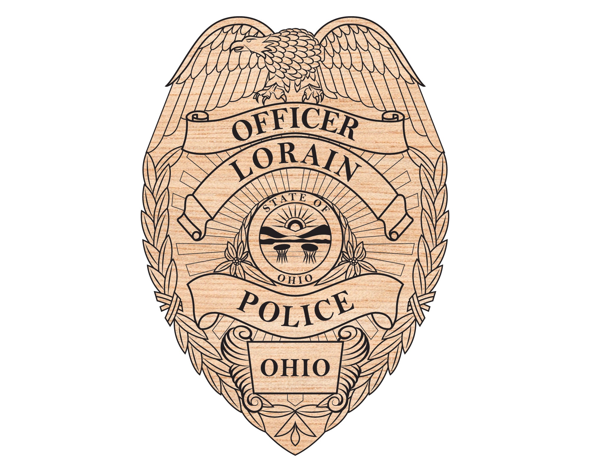 Lorain Police Officer Badge SVG
Lorain Police Badge Vector
Law Enforcement Badge Lorain
Police Officer Badge SVG
Lorain Police Department Emblem