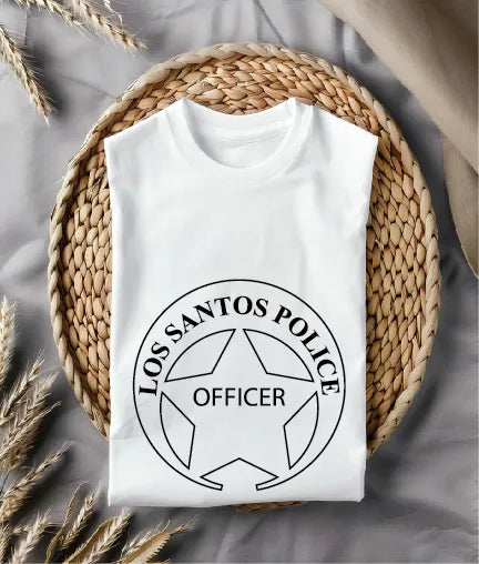 Los Santos Police Officer Badge SVG Police Vector