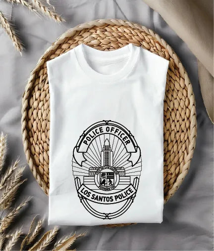 Los Santos Police Officer Badge SVG LSPD Cosplay Vector