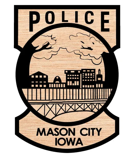 Mason City Police Department Patch Iowa SVG Police Vector