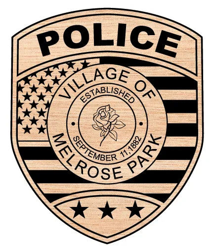 Melrose Park Police Department Patch SVG Illinois Law Enforcement Vector