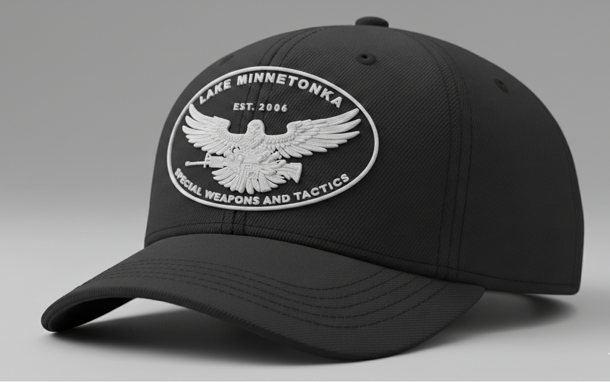 Lake Minnetonka SWAT Patch SVG
Tactical Team Eagle Vector
Minnesota Special Weapons and Tactics Logo
SWAT Eagle Rifle Emblem Design
Law Enforcement Patch for CNC