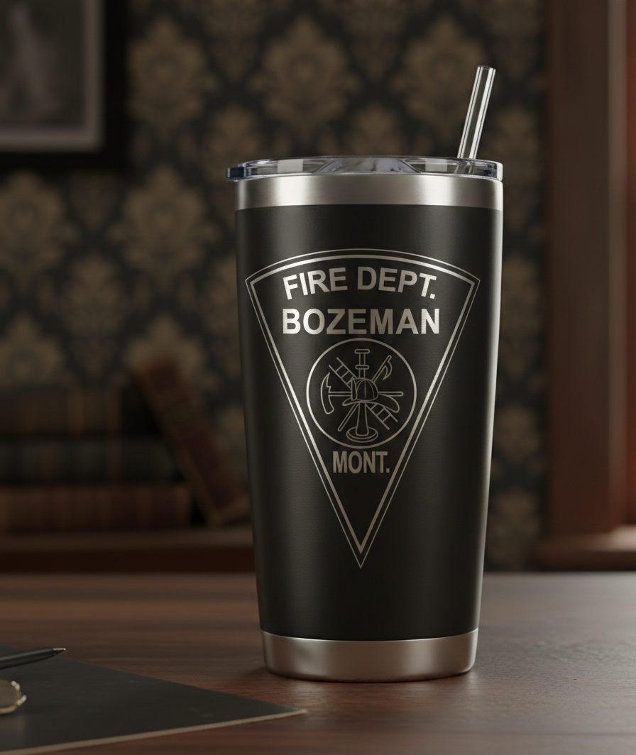 Bozeman Fire Department Patch SVG
Montana Fire Rescue Vector Design
Firefighter Helmet and Ladder Emblem
Bozeman Mont Fire Logo for Engraving
Fire Dept Triangle Patch CNC File