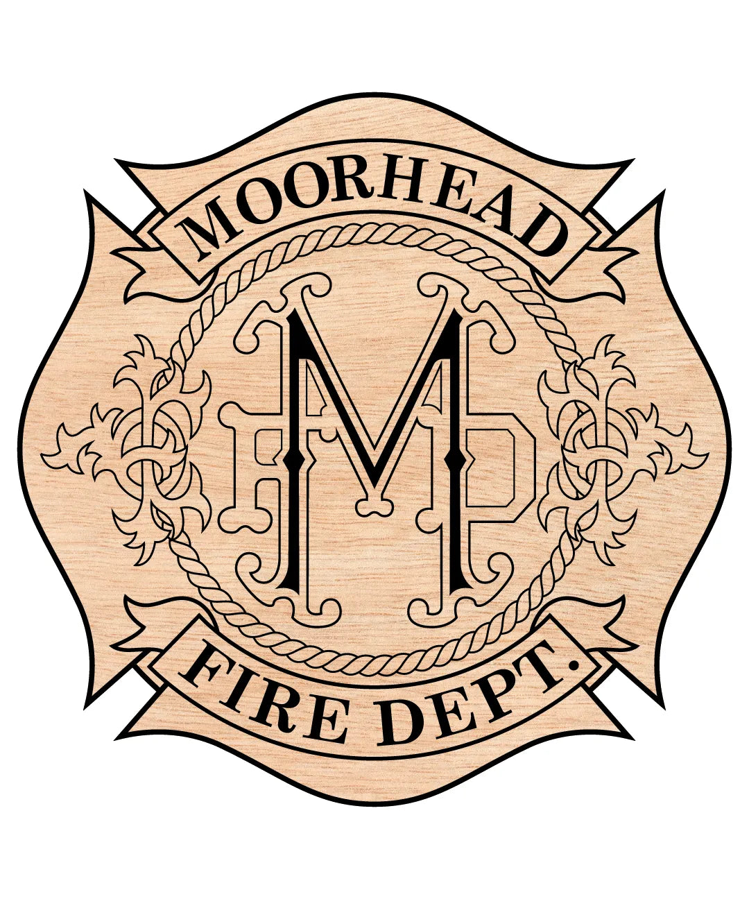 Moorhead Fire Dept Monogram SVG Minnesota Firefighter Vector