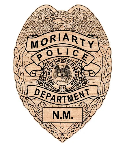 Moriarty Police Department Badge SVG New Mexico Law Enforcement Vector