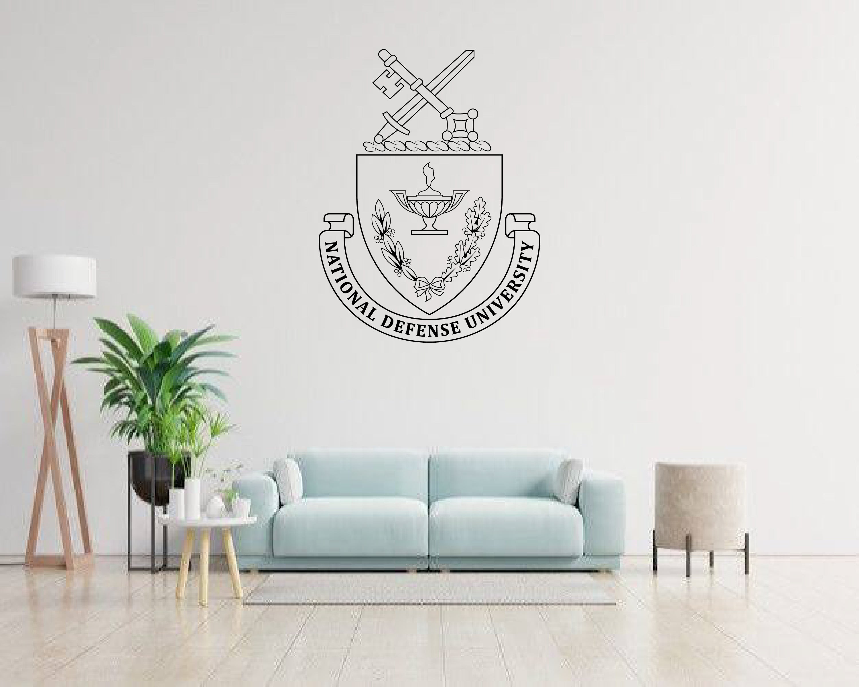 National Defense University Logo SVG
NDU Military Education Vector
Lamp of Knowledge Shield Emblem
Graduation Plaque Engraving File
National Defense University Sign CNC File