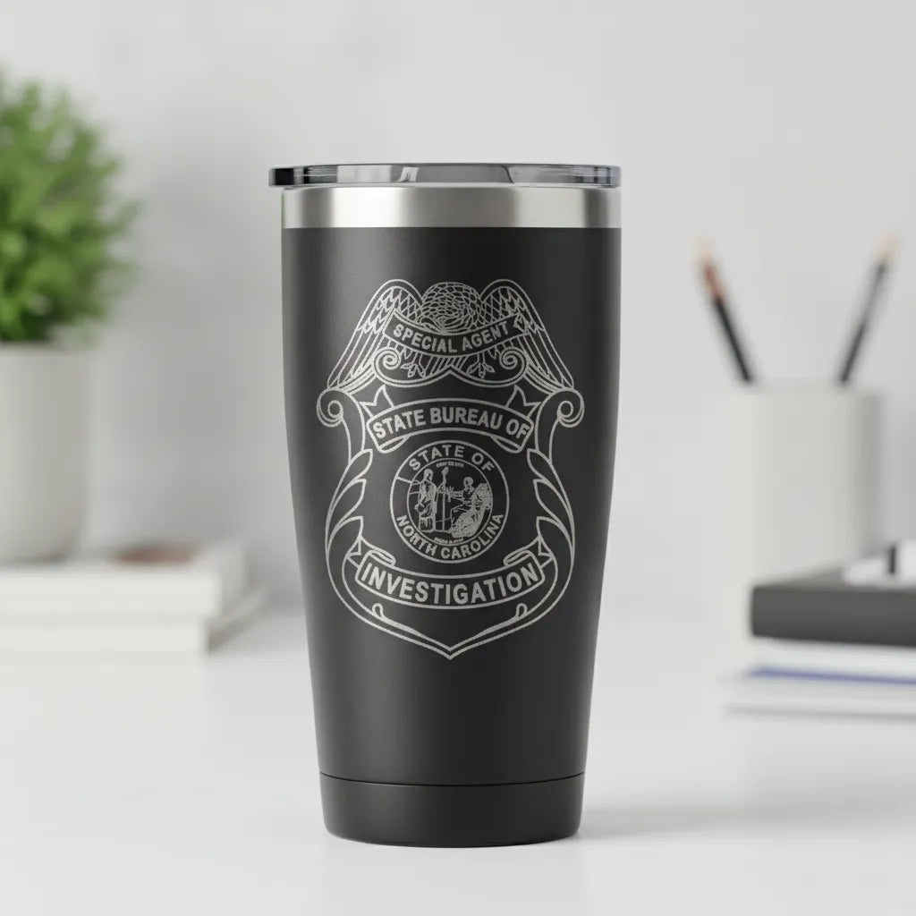 NC State Bureau of Investigation Badge SVG
North Carolina Special Agent Shield Vector
State of North Carolina Seal Engraving File
SBI Special Agent Badge Sign CNC File
Law Enforcement Shield Vector for Lasers