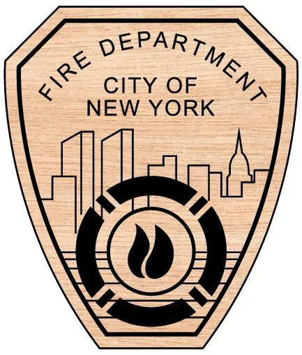 New York City Fire Department Patch SVG Firefighter Vector