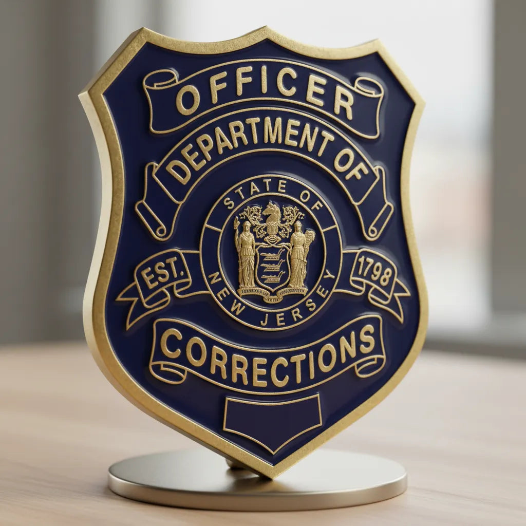 NJ Corrections Officer Badge SVG for CNC
NJ Corrections Officer Badge Vector for Laser Engraving
New Jersey Corrections Officer Emblem for Wood Carving
Professional NJ Corrections Badge Vector Design
NJ Corrections SVG Logo for CNC Router Projects