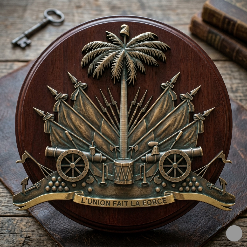 Coat of Arms of Haiti SVG for CNC
Haiti National Emblem Vector for Laser Engraving
Haitian Palmiste Shield Emblem for Wood Carving
Professional Haiti Coat of Arms Vector Design
Haiti SVG Emblem Logo for CNC Router Projects