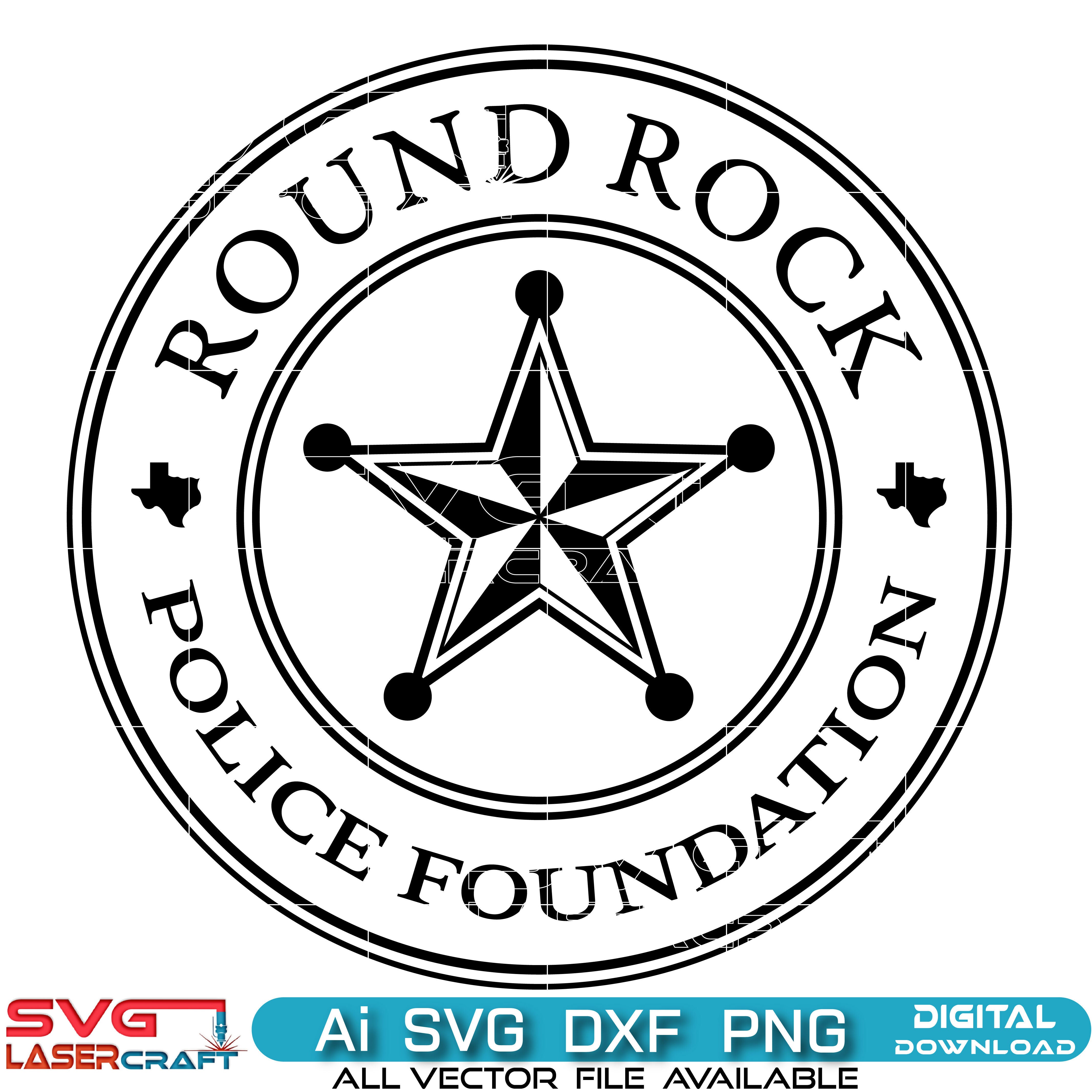 Round Rock Police Foundation logo svg