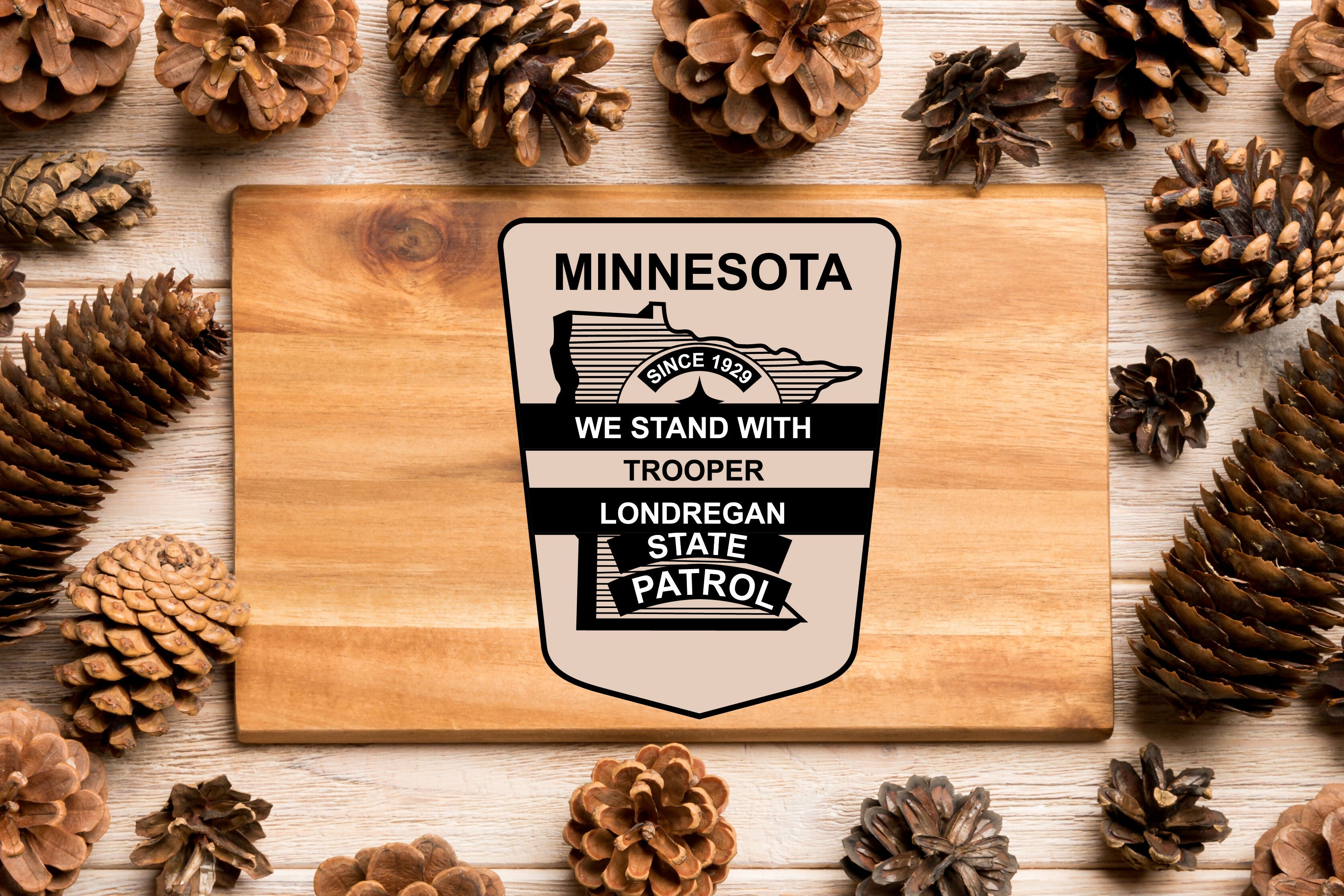 Minisota State Patrol Trooper Badge-01