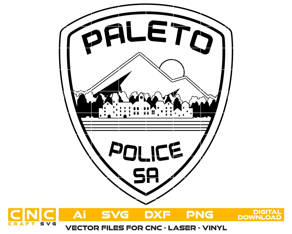 Paleto Bay Police Department Patch SVG San Andreas Vector