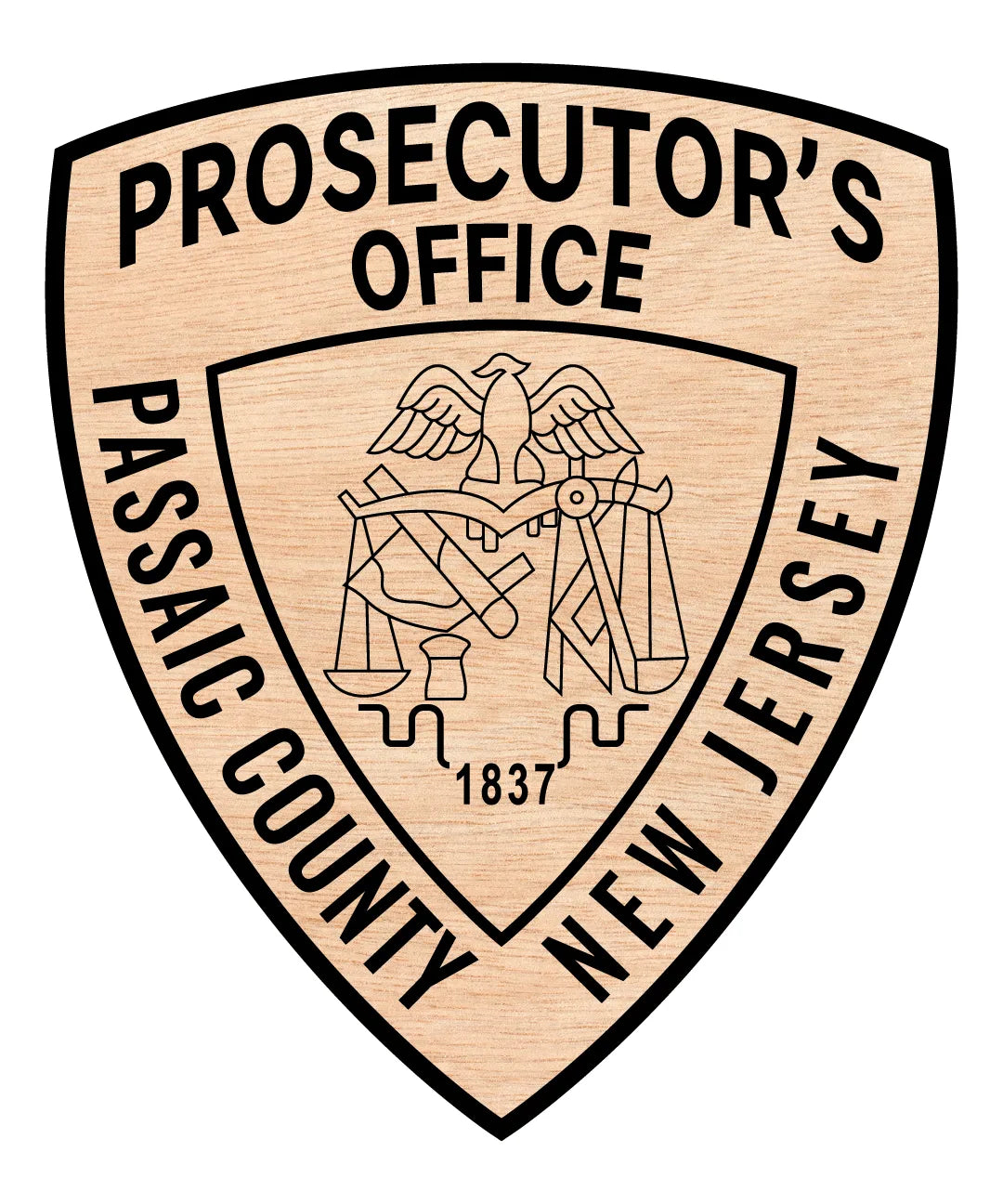 Passaic County Prosecutor's Office Patch NJ SVG Police Vector