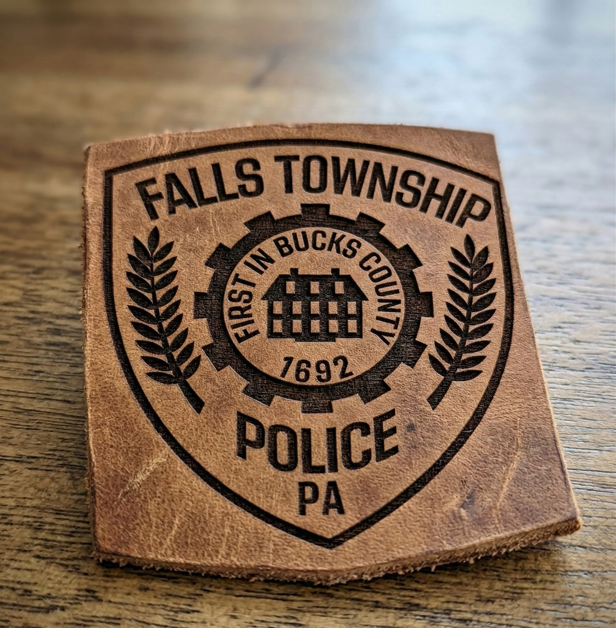 Falls Township Police Patch SVG
Pennsylvania Law Enforcement Vector
Bucks County Police Shield Emblem
Historic Building Engraving File
Falls Township Sign CNC Router File