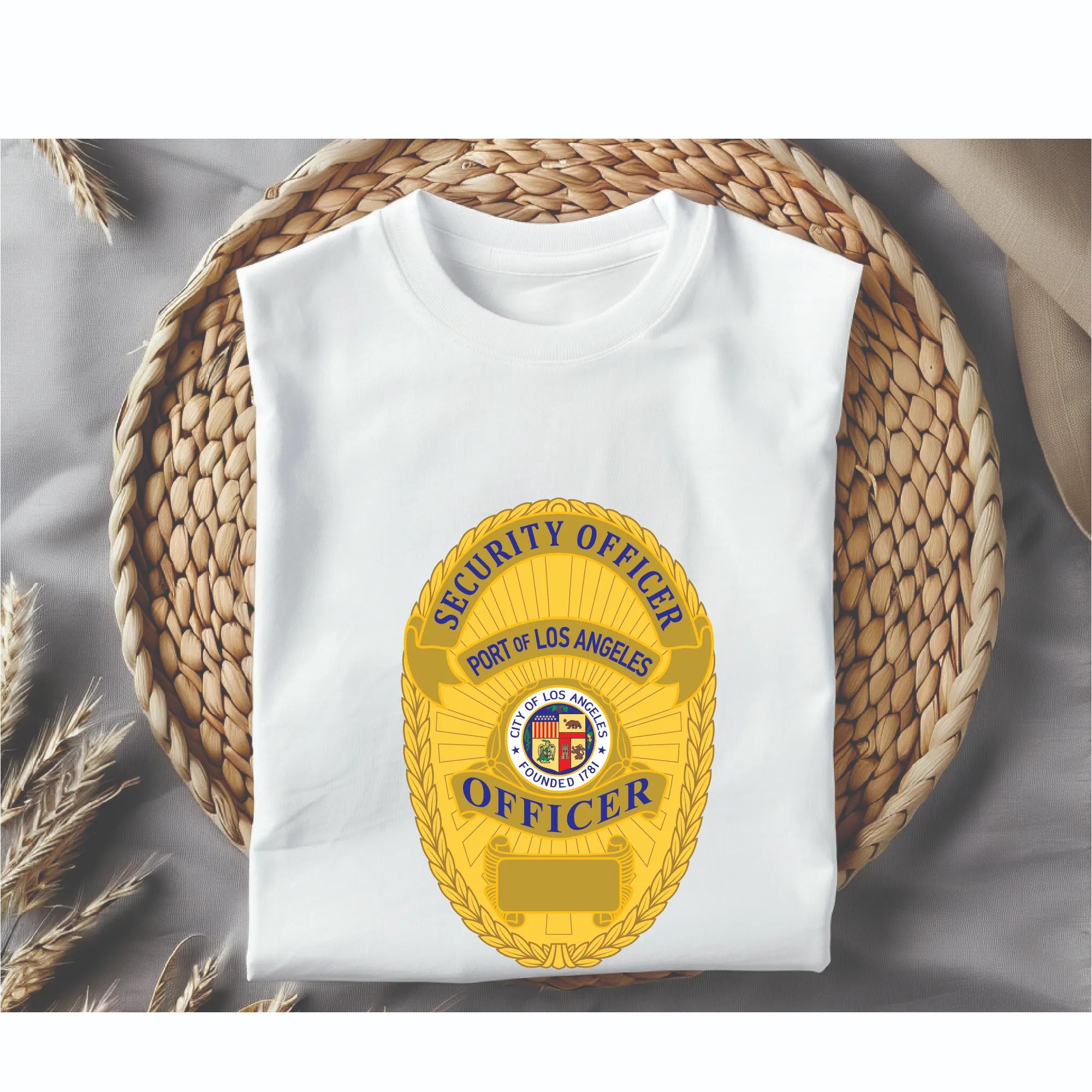 Port of Los Angeles Security Officer Badge