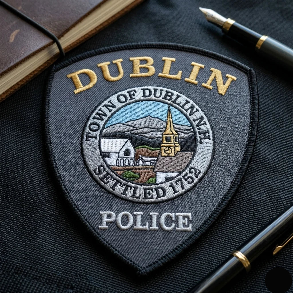 Town of Dublin New Hampshire Police Badge SVG for CNC
Dublin NH Police Badge Vector for Laser Engraving
Town of Dublin New Hampshire Seal for Wood Carving
Professional Dublin NH Law Enforcement Shield Design
Dublin NH Police SVG Logo for CNC Router Projects