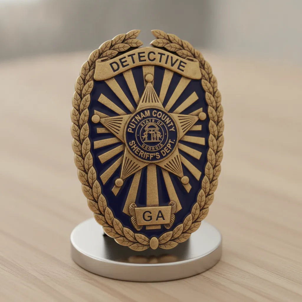 Putnam County GA Detective Badge SVG
Georgia Law Enforcement Shield Vector
State of Georgia Seal Engraving File
5 Point Star Police Badge Sign CNC File
Detective Shield Vector for Lasers