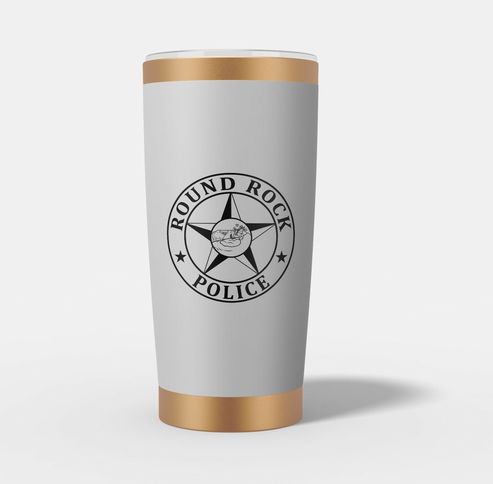 Round Rock Texas Police Seal Tumbler