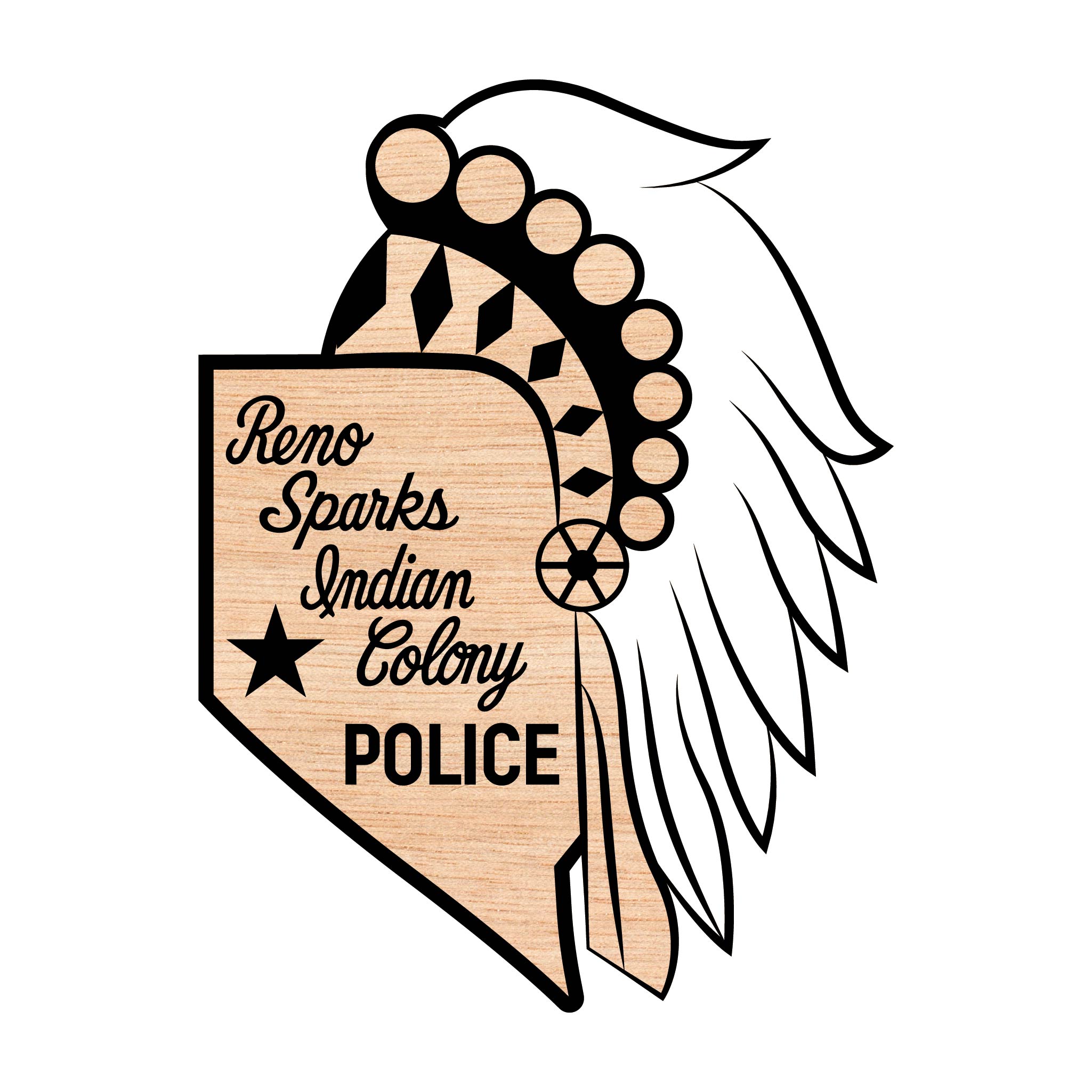 Reno-Sparks Indian Colony Police Patch SVG for CNC
RSIC Tribal Police Logo Vector for Laser Engraving
Reno-Sparks Indian Colony Police Emblem for Wood Carving
Professional Nevada Tribal Law Enforcement Badge Design
RSIC Police SVG Logo for CNC Router Projects