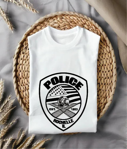 Rochelle Police Department Patch SVG Illinois Law Enforcement Vector