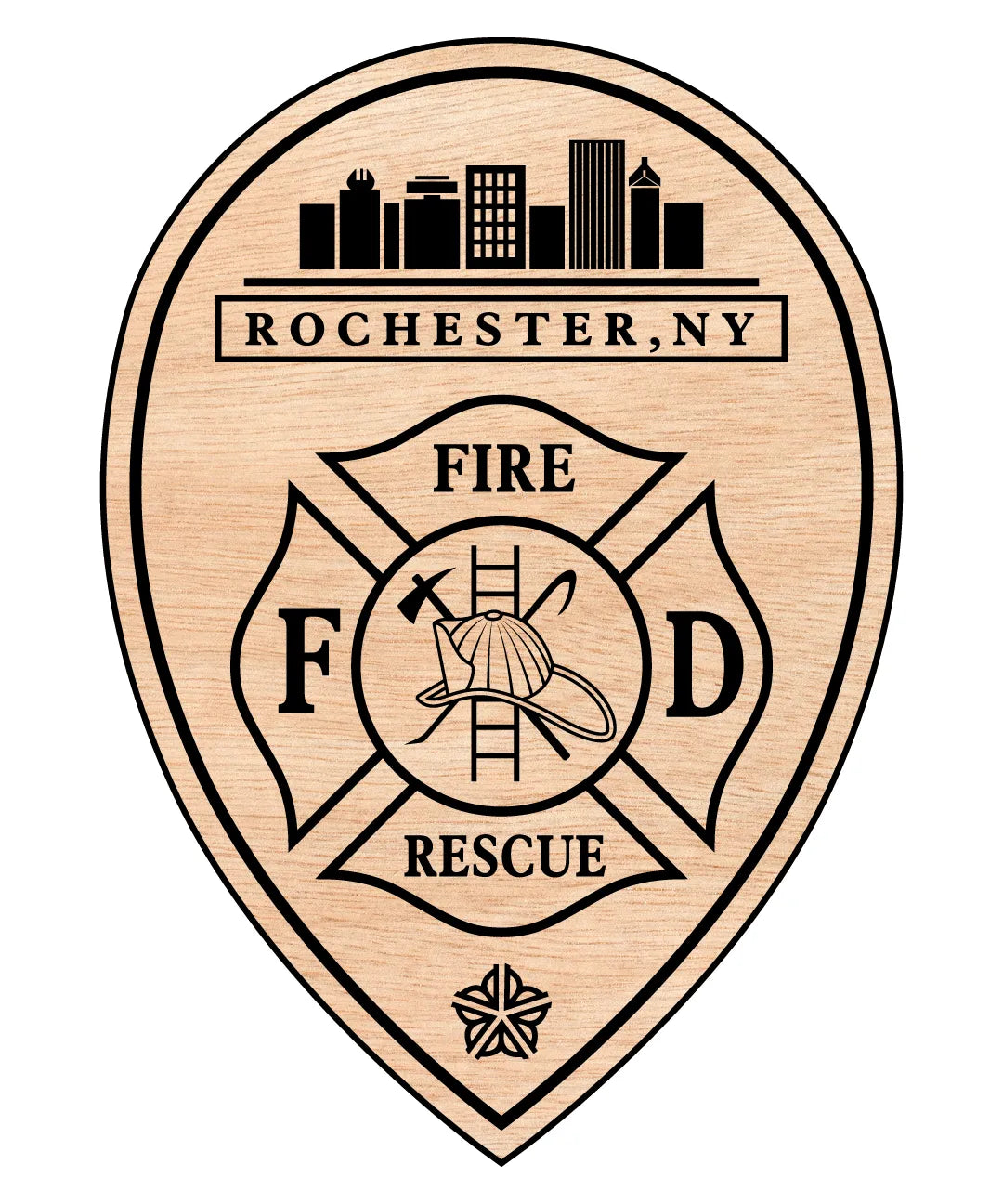 Rochester Fire Department Patch New York SVG New York Firefighter Vector