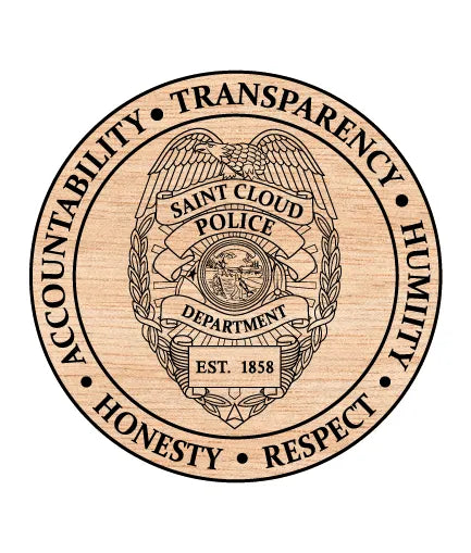 Saint Cloud Police Department Badge SVG Minnesota Law Enforcement Vector