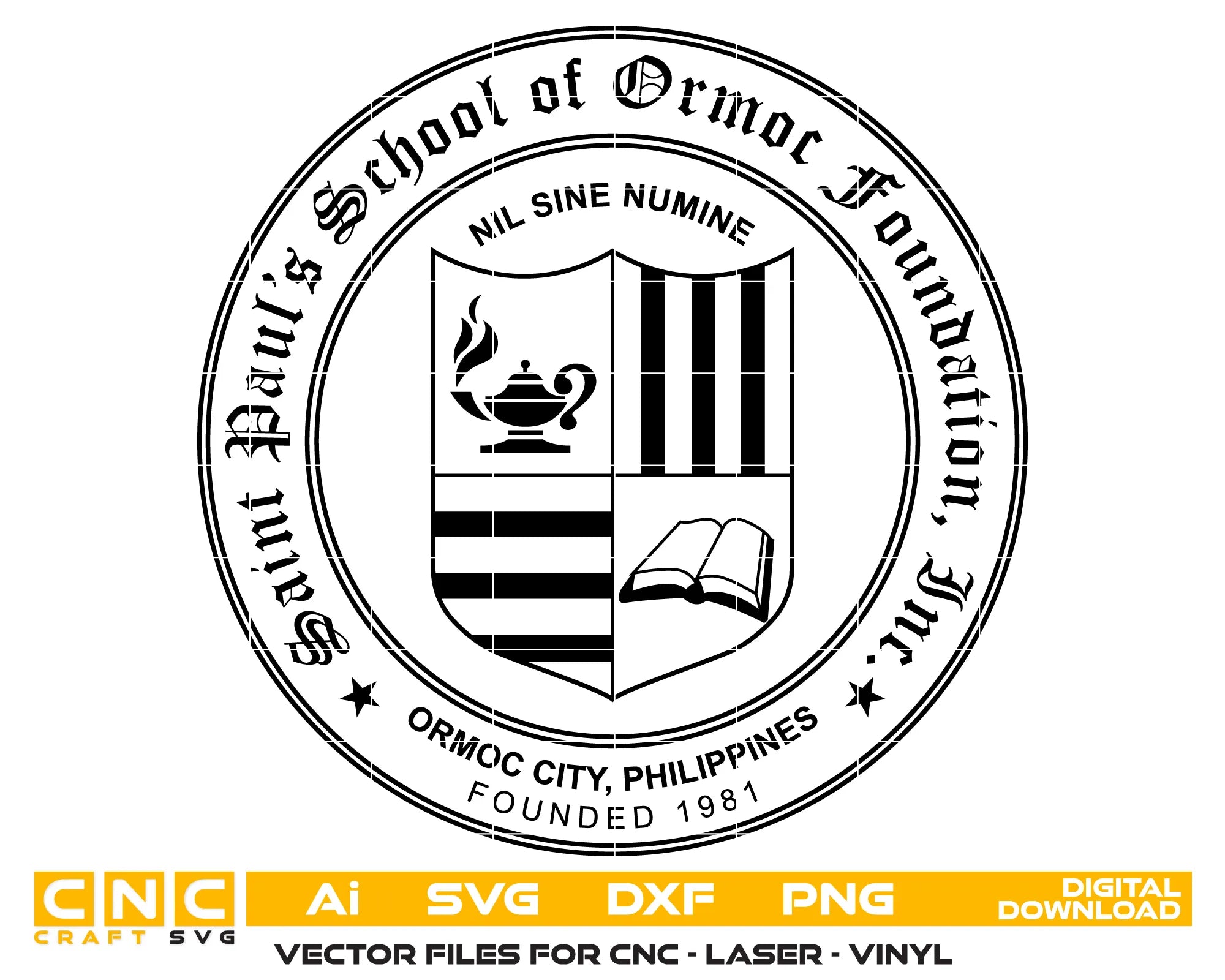 Saint Paul School of Ormoc Foundation Logo SVG Philippines Educational Vector