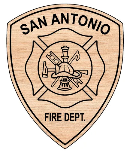 San Antonio Fire Department Patch Texas SVG Firefighter Vector