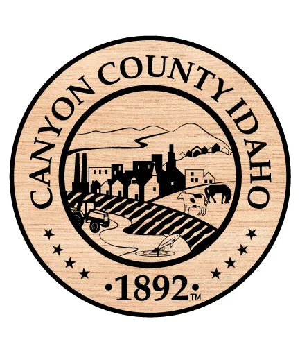Seal of Canyon County Idaho SVG Law Enforcement Vector