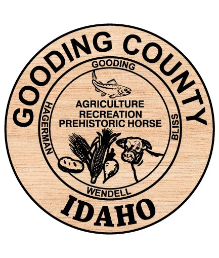 Seal Of Gooding County Idaho SVG Government Emblem Vector