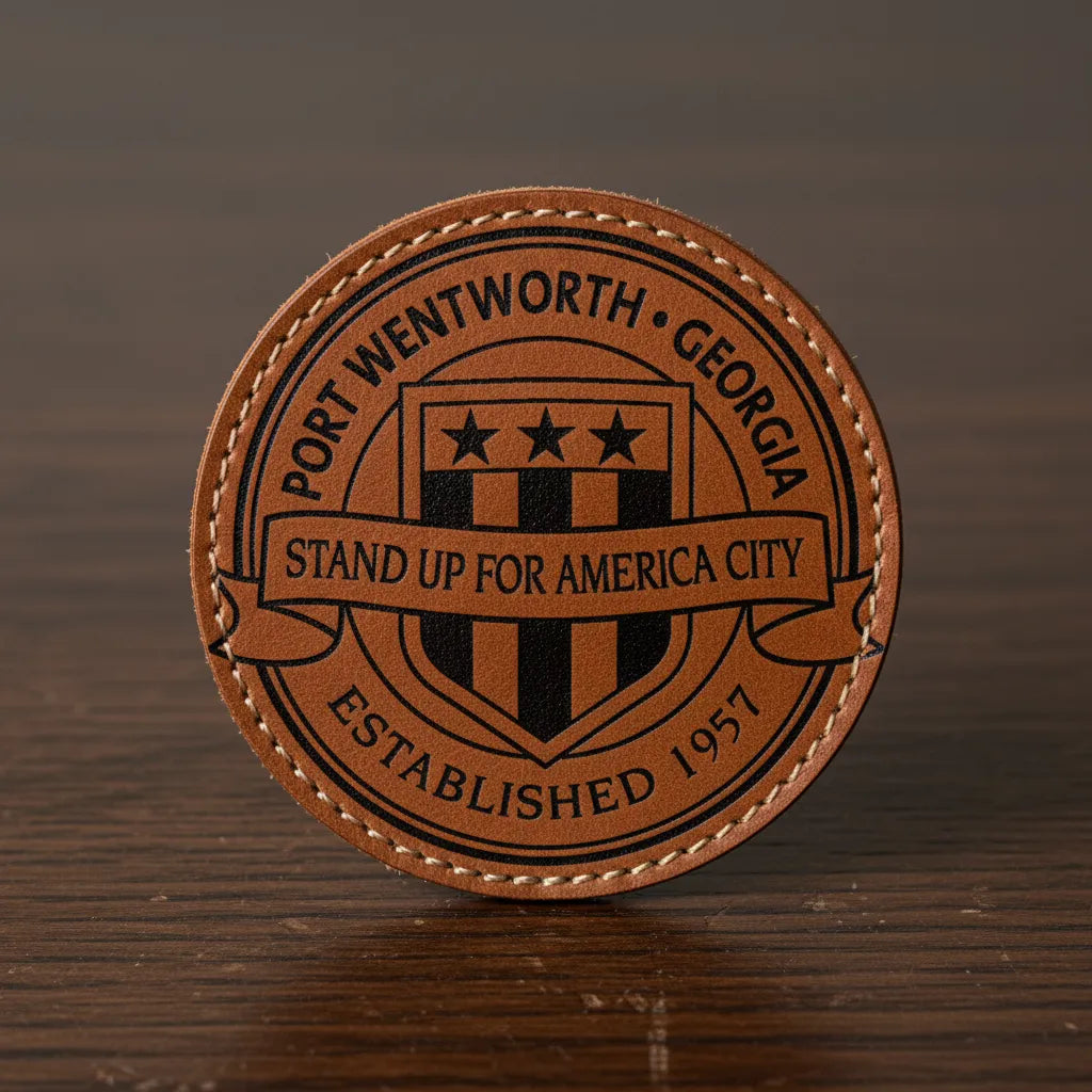 Seal of Port Wentworth Georgia SVG
Stand Up For America City Vector Design
Port Wentworth City Seal Engraving File
Georgia Municipal Sign CNC File
Shield and Stars Seal Vector for Laser Cutting