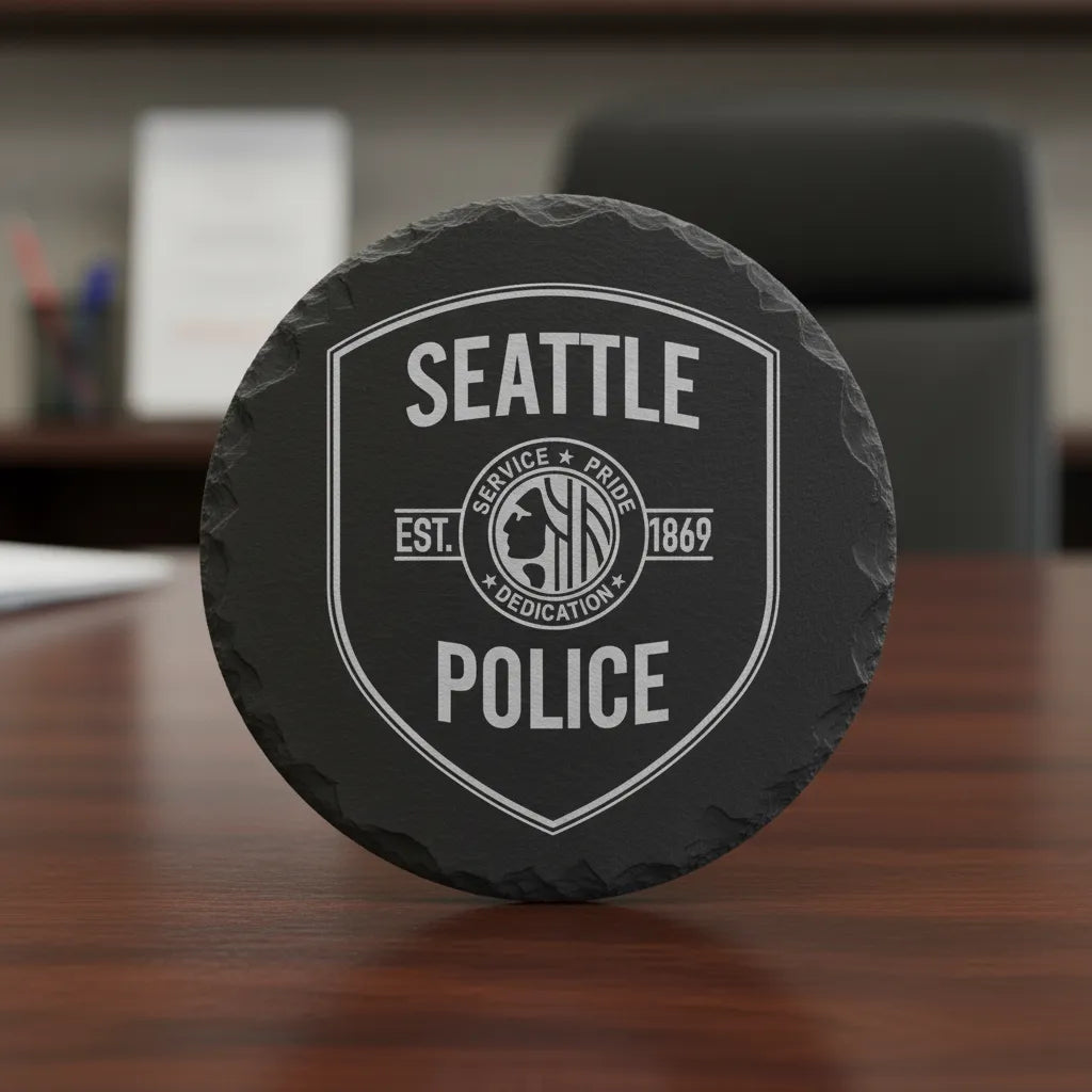 Seattle Police Department Patch SVG
Washington Law Enforcement Vector Design
Police Patch Engraving File
Seattle Police Sign CNC File
Police Patch Vector for Laser Cutting