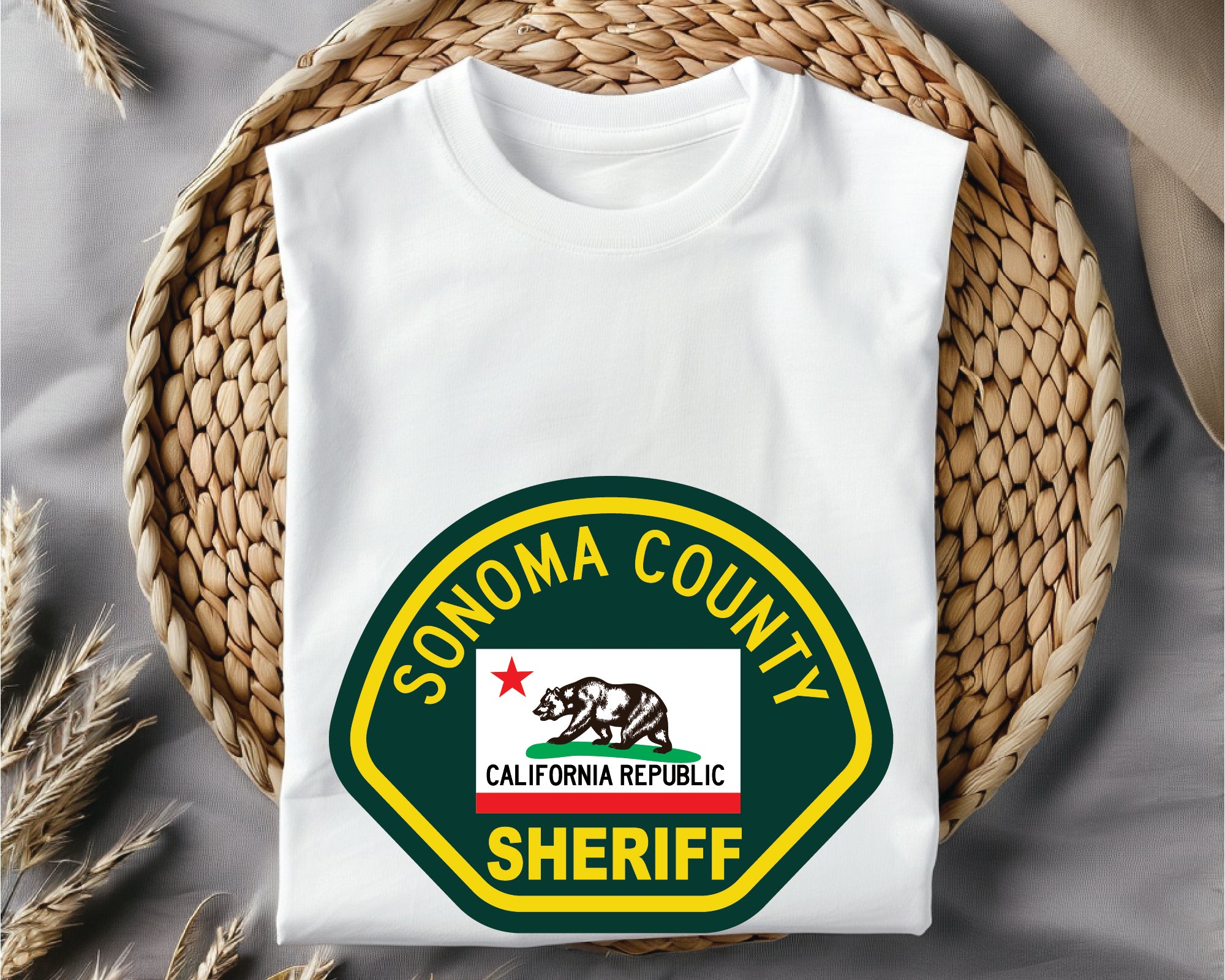 Sonoma County Sheriff Patch SVG
California Republic Bear Vector Design
Sheriff Office Patch Engraving File
Sonoma County Law Enforcement CNC File
California Sheriff Badge Vector for Laser