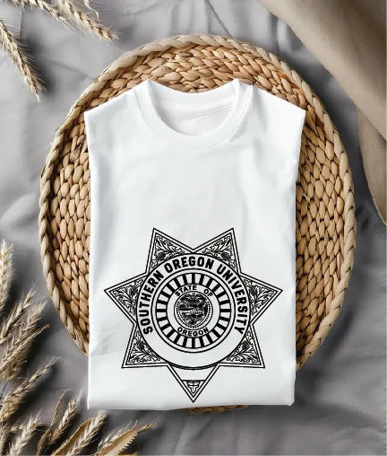 Southern Oregon University Police Badge SVG Campus Law Enforcement Vector
