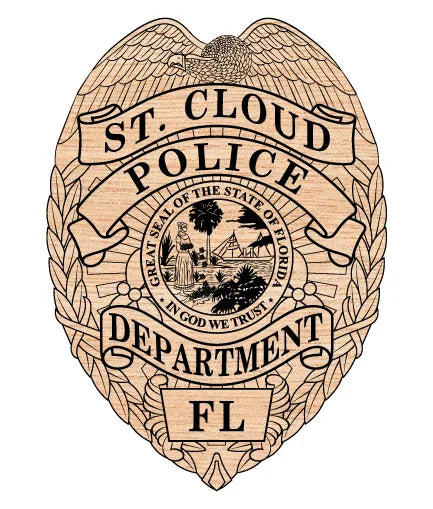 St. Cloud Police Department Badge SVG Florida Law Enforcement Vector