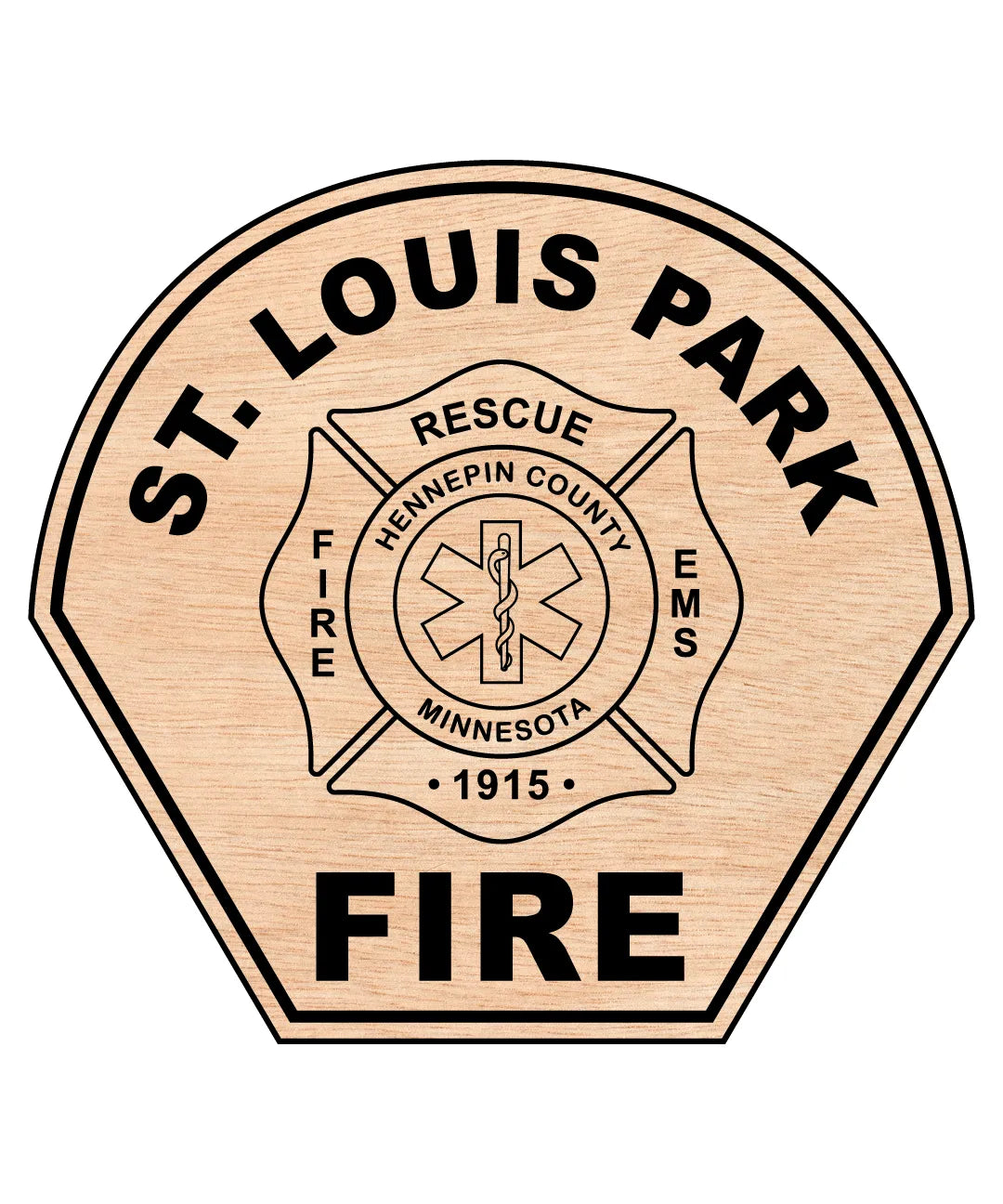 St Louis Park Fire Department Patch SVG Minnesota Firefighter Vector