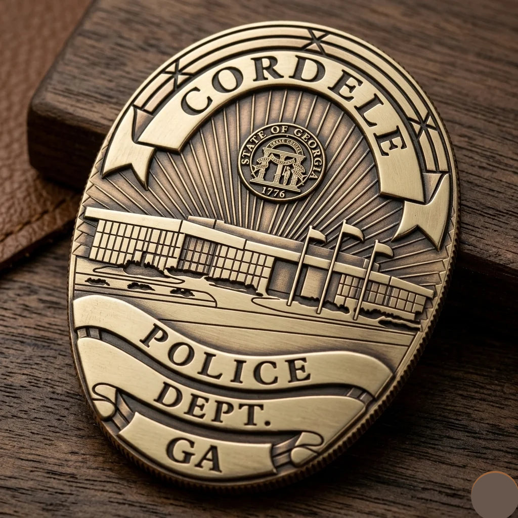 City of Cordele Georgia Police Badge SVG for CNC
Cordele GA Police Dept Vector for Laser Engraving
Cordele Georgia Police Emblem for Wood Carving
Professional Cordele GA Law Enforcement Badge Design
Cordele Police SVG Logo for CNC Router Projects
