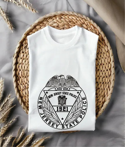 State Police Badge New Jersey SVG New Jersey Law Enforcement Vector