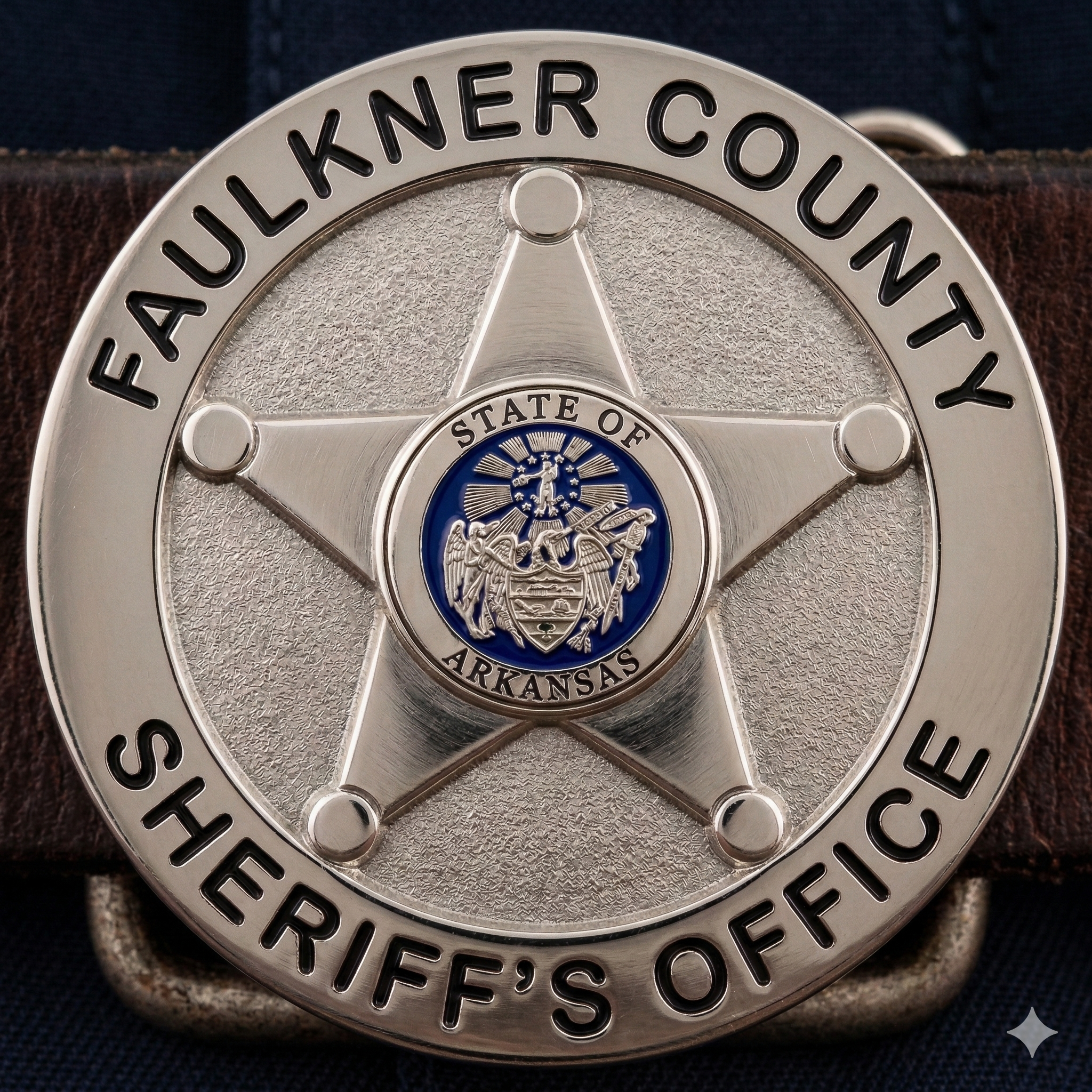Faulkner County Sheriffs Office Badge SVG
Arkansas Law Enforcement Vector
State of Arkansas Seal Emblem
5-Point Star Engraving File
Faulkner County Sign CNC Router File