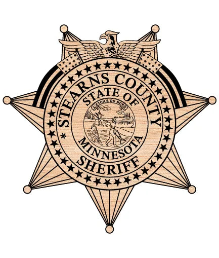 Stearns County Sheriff Office Badge SVG Minnesota Law Enforcement Vector