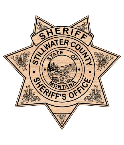 Stillwater County Sheriff's Office Badge Montana SVG Law Enforcement Vector